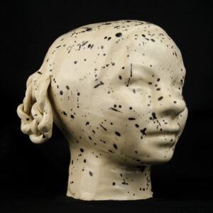 Pintitas, ceramica esmaltada, 19 x 16 x 18 cm, 2024, Josefina Madariaga
