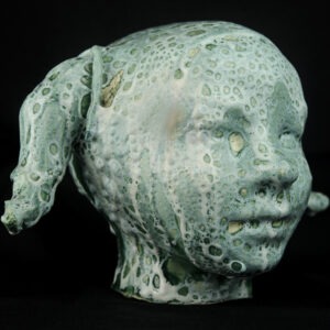 Reptilia, Cerámica esmaltada, 17 x 25 x 16 cm, 2024,Coleccionable, N° 2_