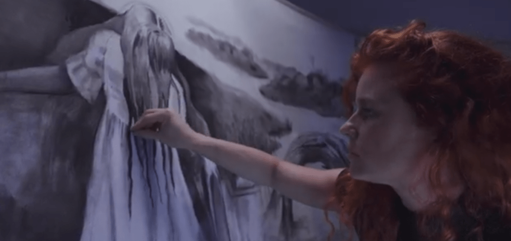 la niña carbonilla en accion