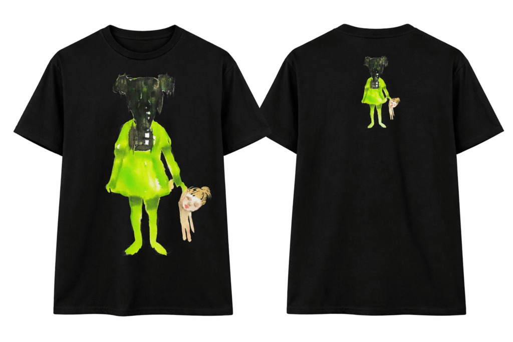 remera mascara verde , Josefina madariaga