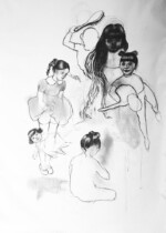 La danza Carbonilla sobre tela