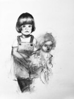 Greta Grafito sobre papel