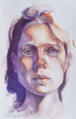 Autorretrato Acuarela