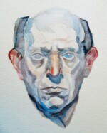 Arnold Shoenberg Acuarela
