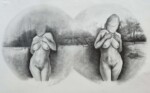 Venus sin rostro Grafito sobre papel
