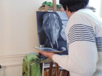 fotos, taller, pintura