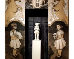 Museo vidal Corrientes, expo, la leyenda de la niña carbonilla, josefina madariaga